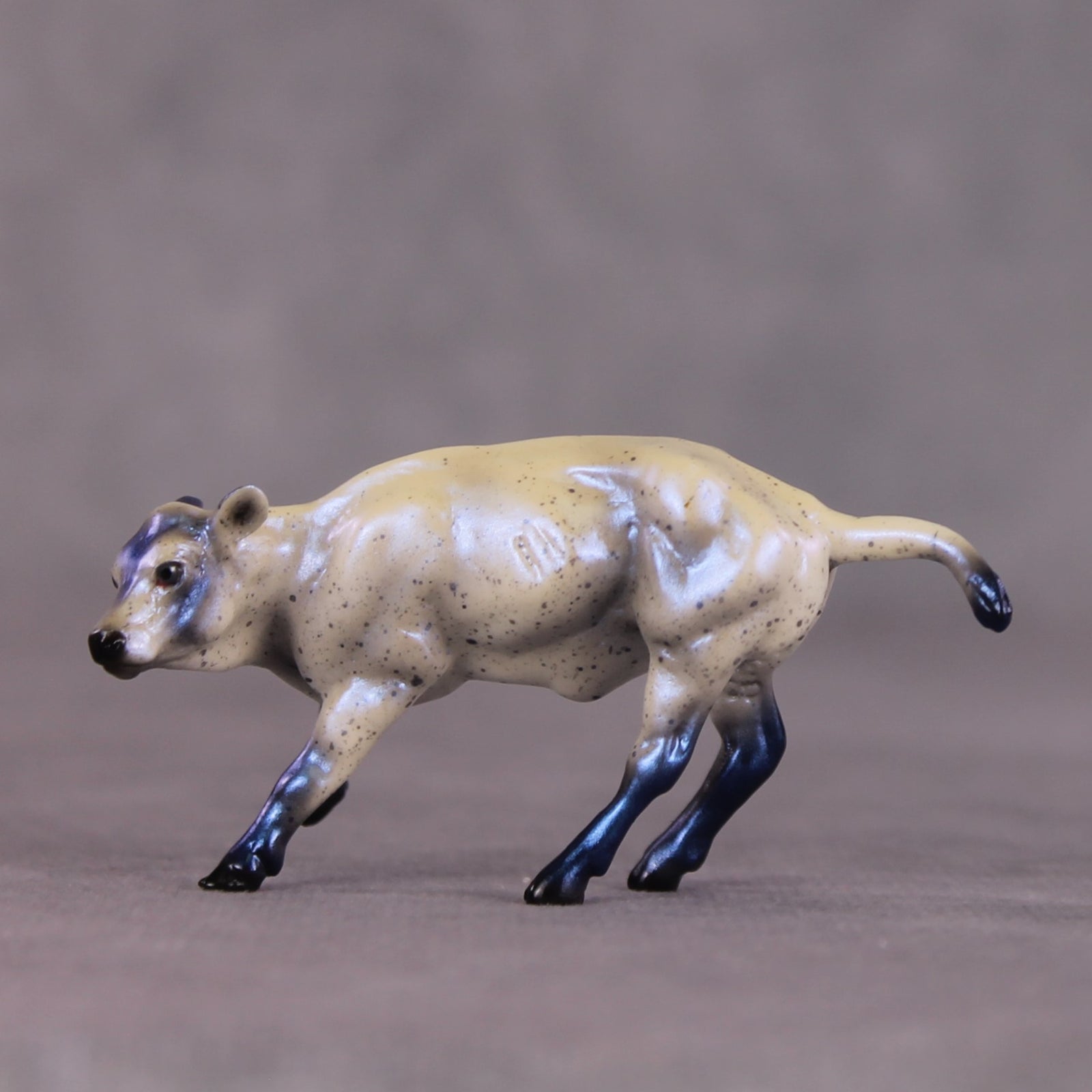 "Moo Rain" OOAK Cow Chip By Ellen Robbins SHCF25OS