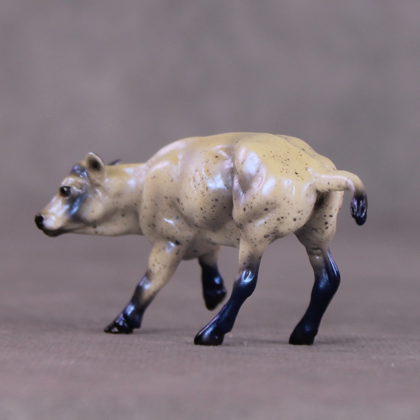 "Moo Rain" OOAK Cow Chip By Ellen Robbins SHCF25OS