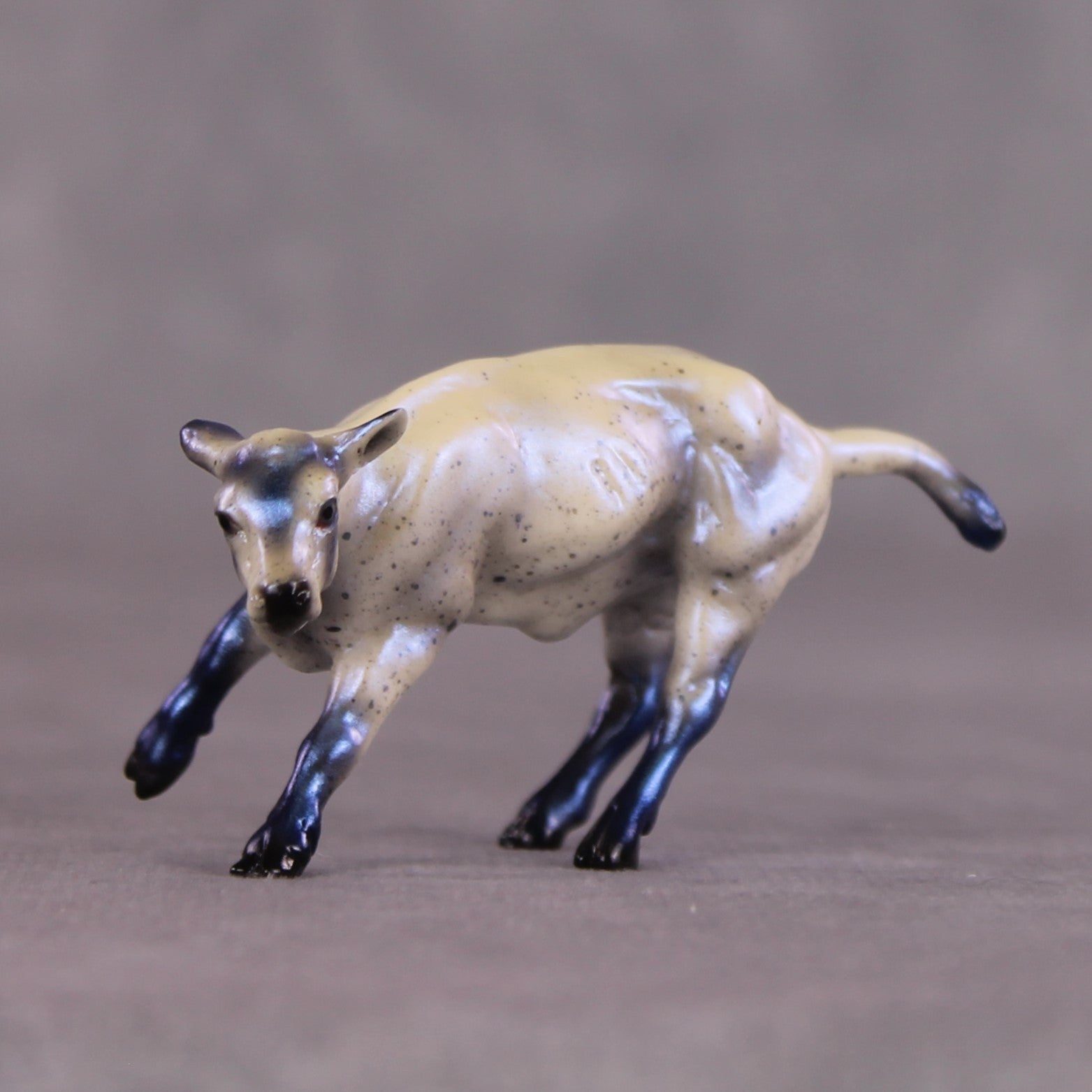 "Moo Rain" OOAK Cow Chip By Ellen Robbins SHCF25OS