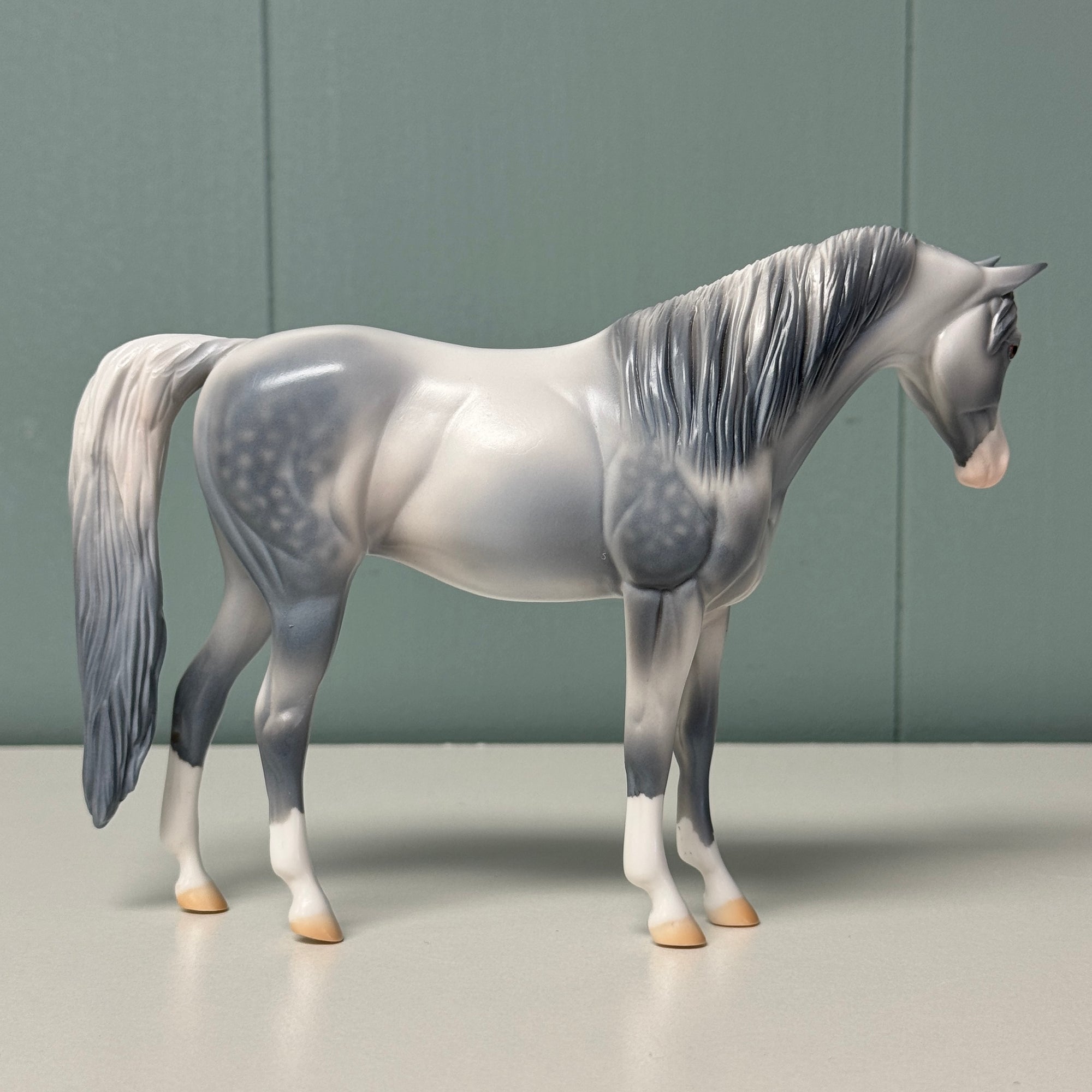 Courier OOAK Dapple Grey Arabian Pebble By Jess Hamill EQ24