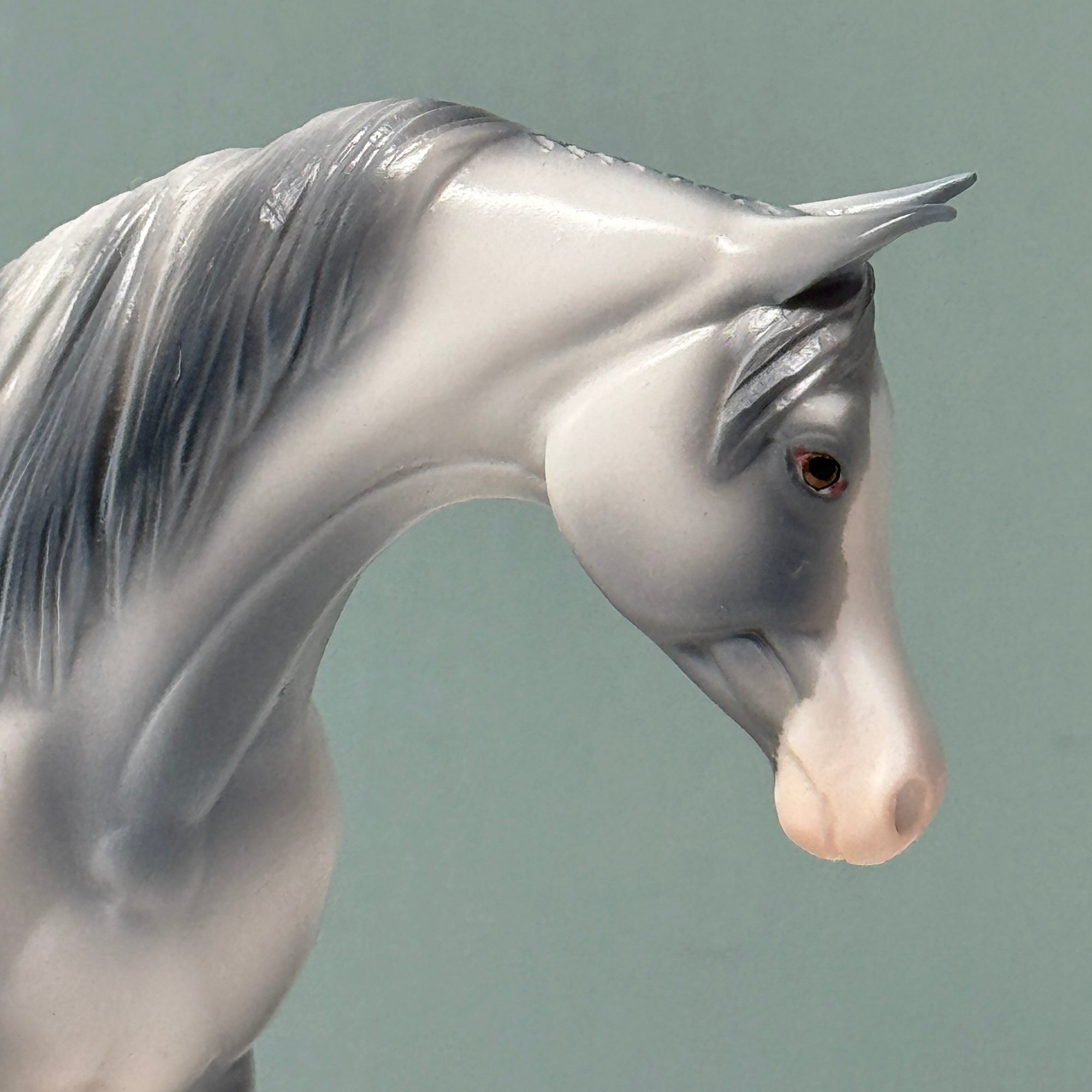 Courier OOAK Dapple Grey Arabian Pebble By Jess Hamill EQ24