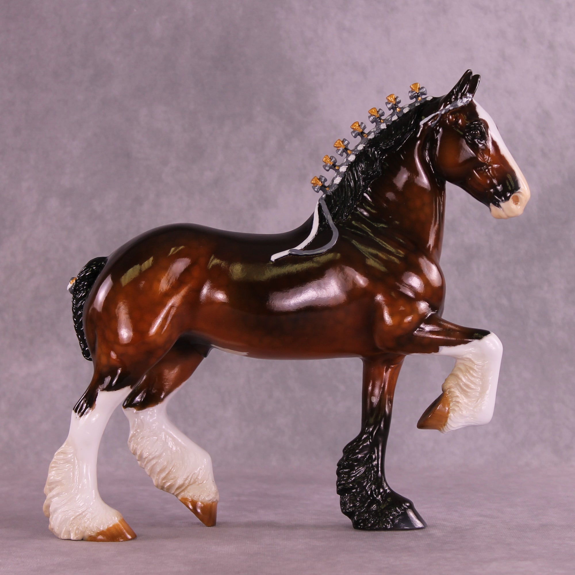 Kaboom It! OOAK FCM Trotting Drafter by Kristen Cermele GS1225