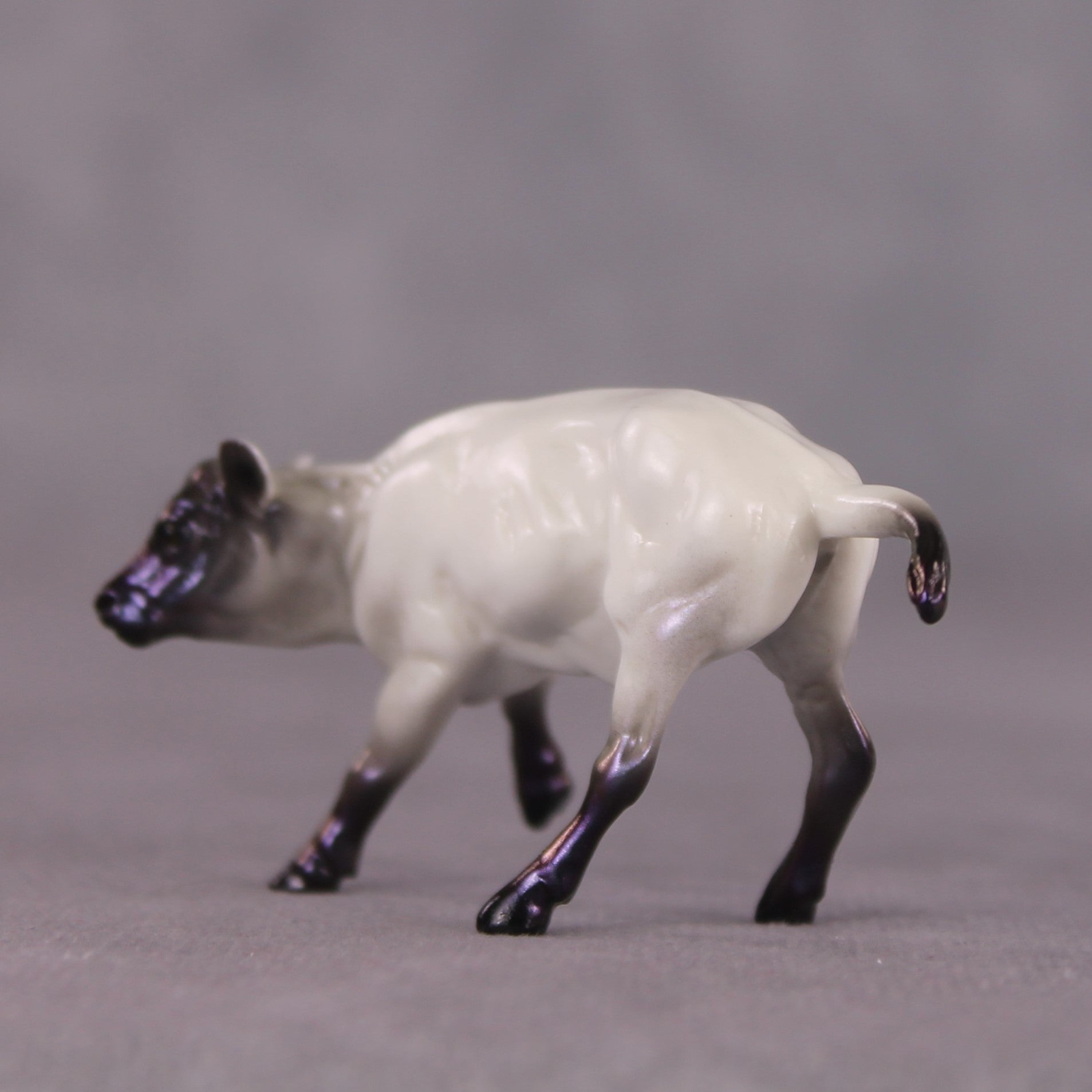 "Mayhem" OOAK Cow Chip by Ellen Robbins SHCF25OS