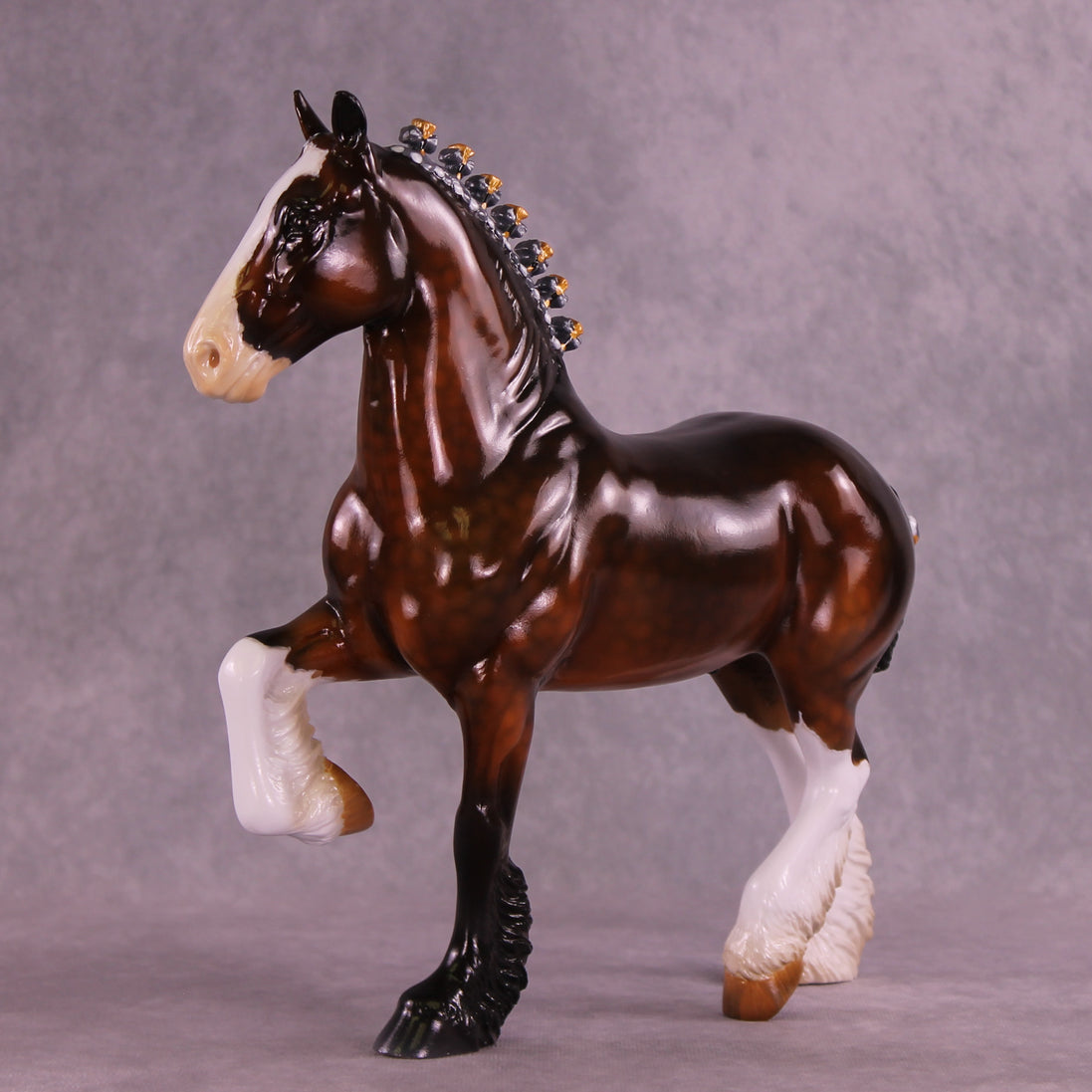 Kaboom It! OOAK FCM Trotting Drafter by Kristen Cermele GS1225