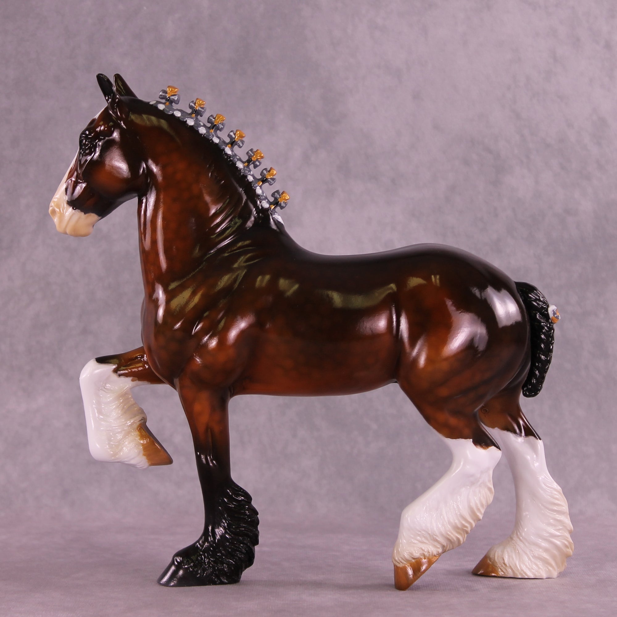 Kaboom It! OOAK FCM Trotting Drafter by Kristen Cermele GS1225