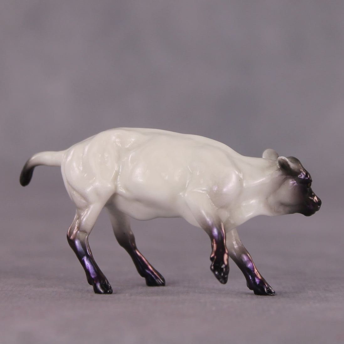 "Mayhem" OOAK Cow Chip by Ellen Robbins SHCF25OS