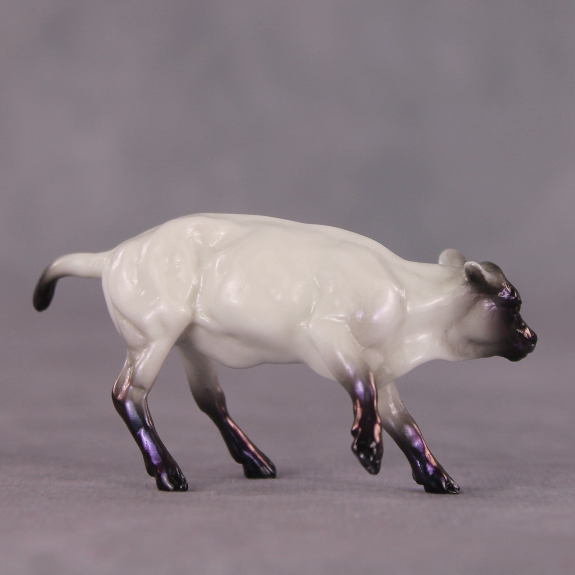 "Mayhem" OOAK Cow Chip by Ellen Robbins SHCF25OS