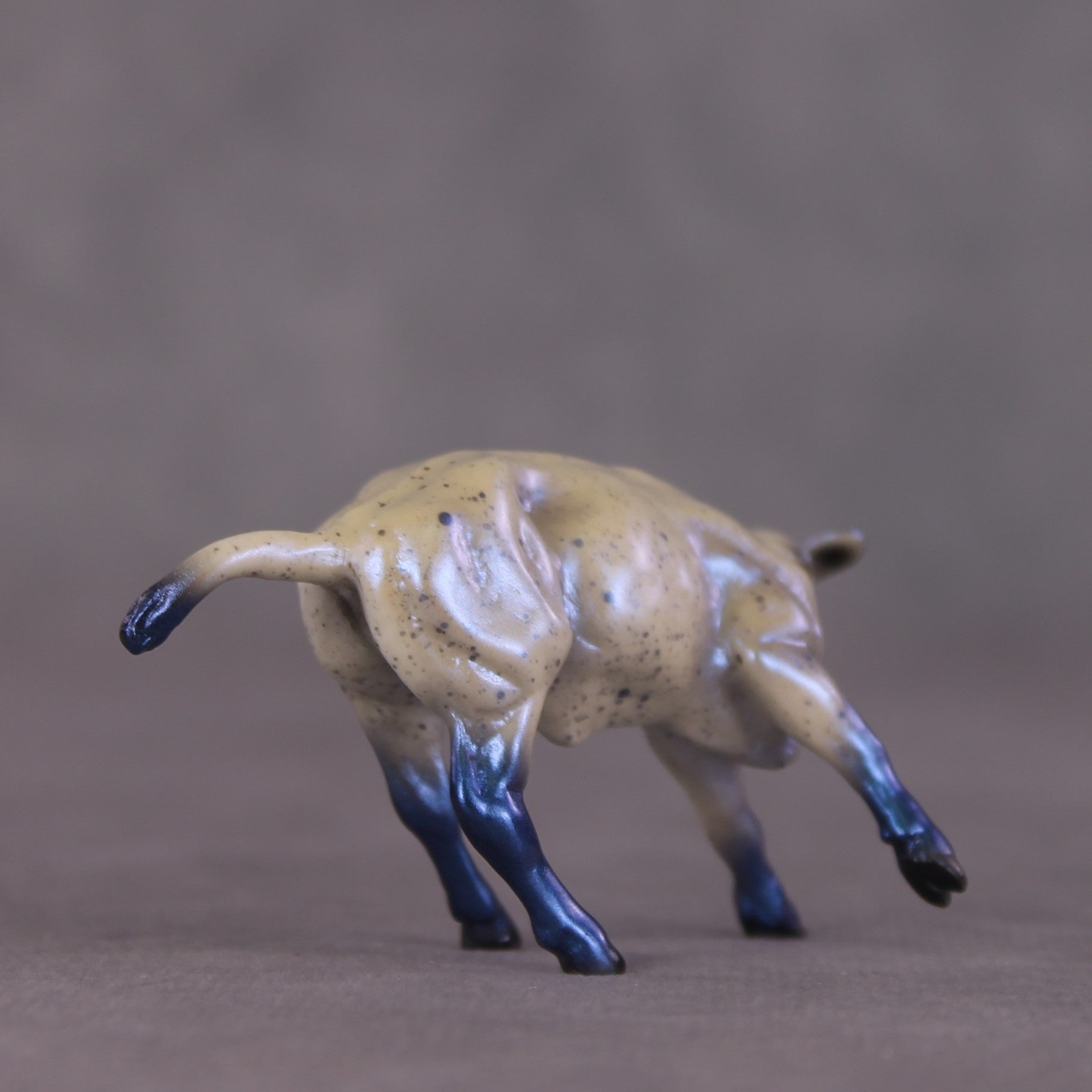 "Moo Rain" OOAK Cow Chip By Ellen Robbins SHCF25OS