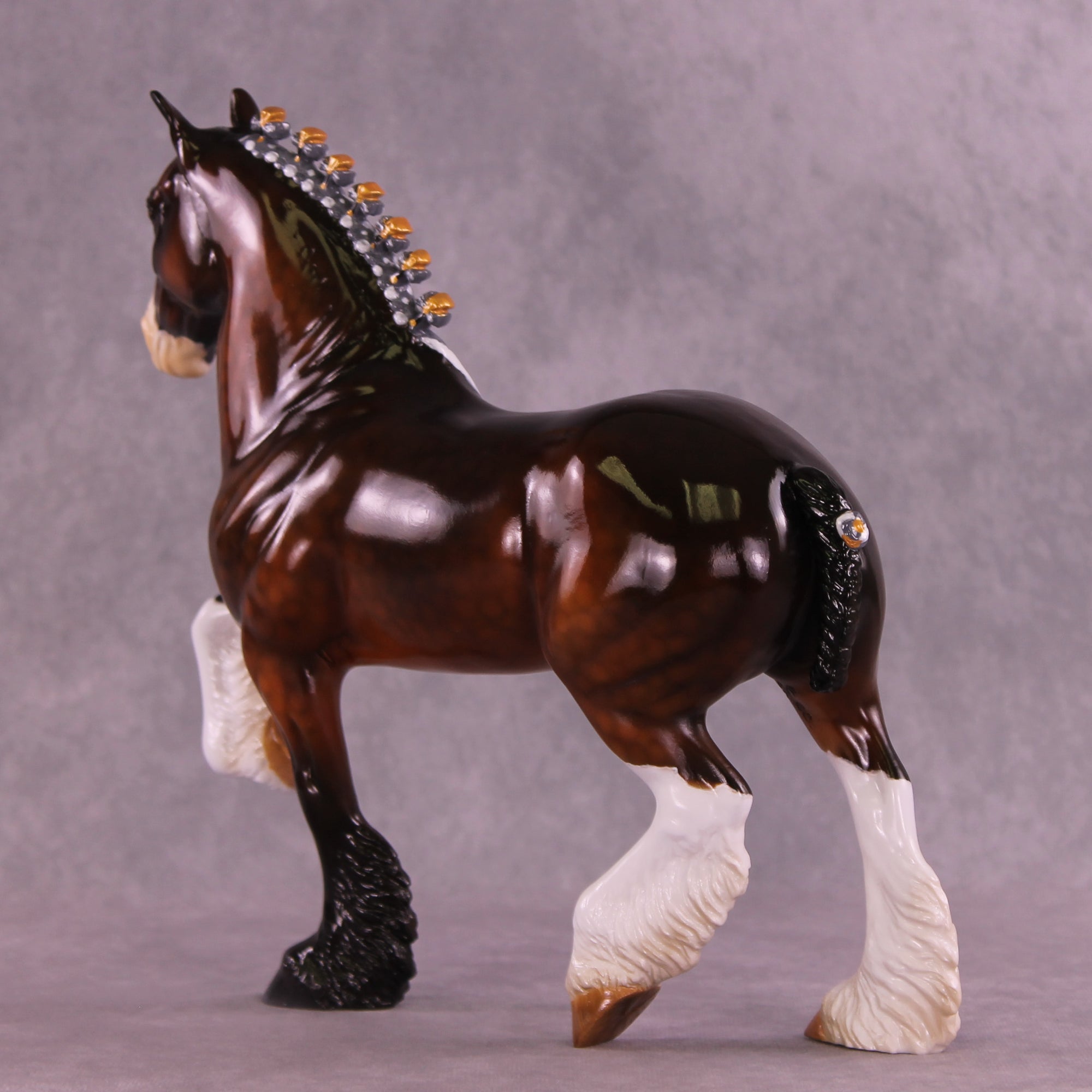 Kaboom It! OOAK FCM Trotting Drafter by Kristen Cermele GS1225