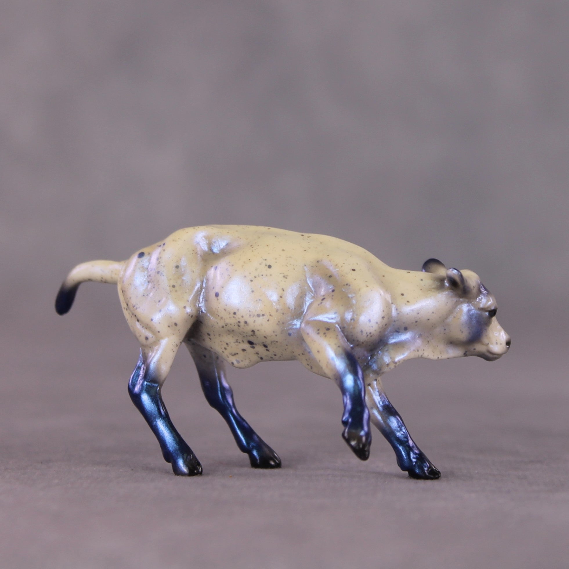 "Moo Rain" OOAK Cow Chip By Ellen Robbins SHCF25OS