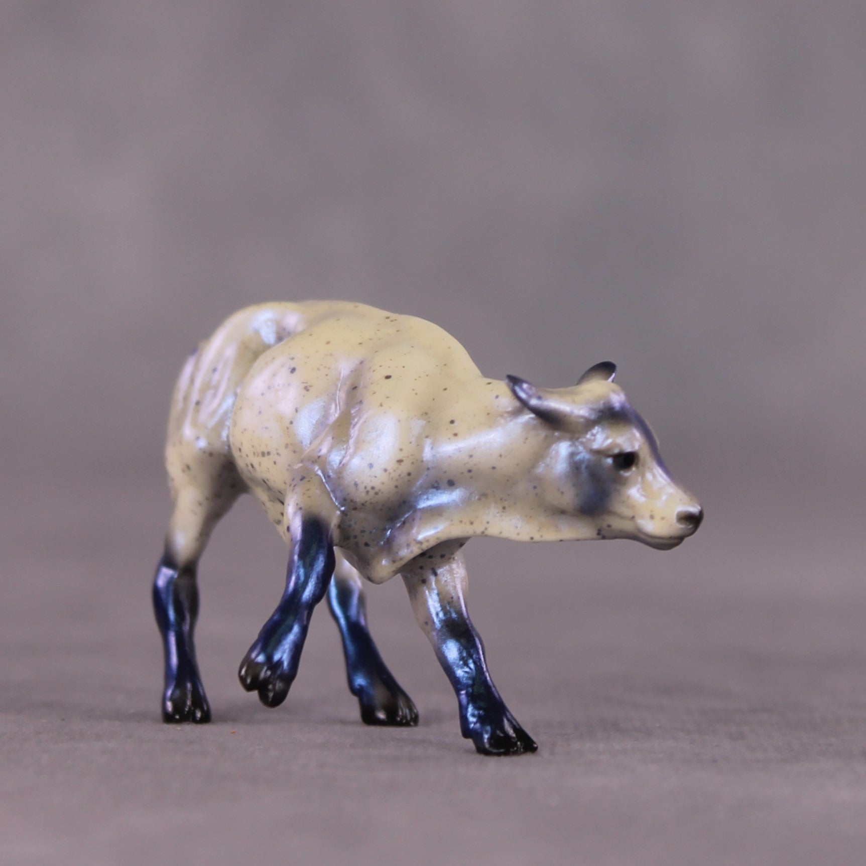 "Moo Rain" OOAK Cow Chip By Ellen Robbins SHCF25OS