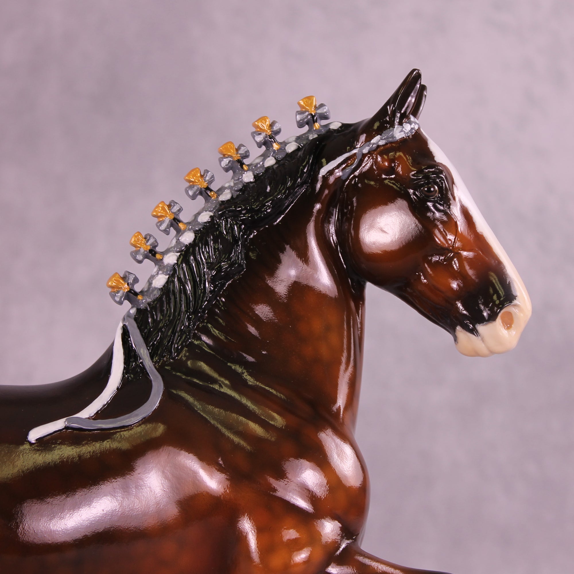 Kaboom It! OOAK FCM Trotting Drafter by Kristen Cermele GS1225