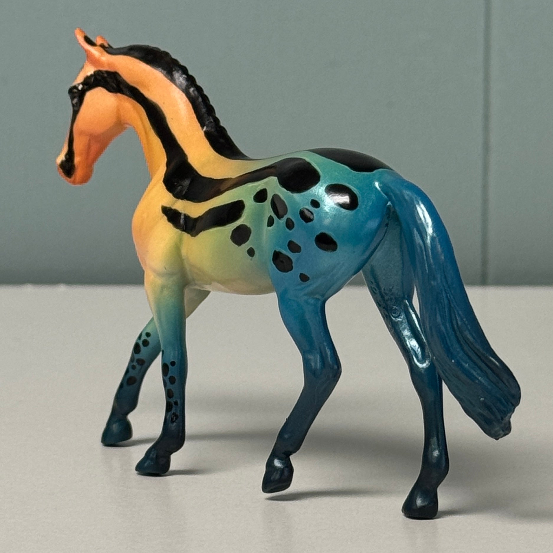 Mimeograph OOAK Deco Poison Dart Frog Warmblood Chip By Jess Hamill EQ24