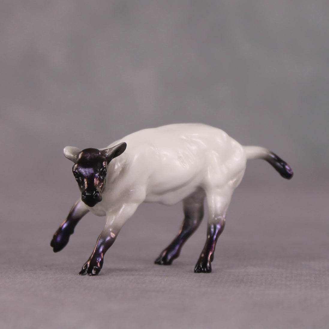 "Mayhem" OOAK Cow Chip by Ellen Robbins SHCF25OS