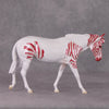 Brach OOAK Pearl Red Stripe Pinto Pebble Mule By Jess Hamill HS24 MHP Auction Piece