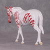 Brach OOAK Pearl Red Stripe Pinto Pebble Mule By Jess Hamill HS24 MHP Auction Piece