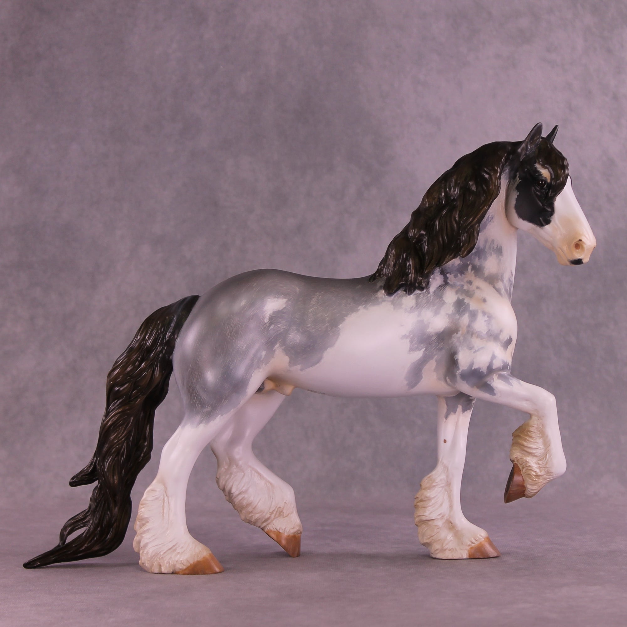 Dunshire OOAK EFCM Trotting Drafter by Kristen Cermele GS1225