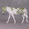 Spruce OOAK Pearl Green Stripe Pinto Pebble Mule By Jess Hamill HS24 MHP Auction Piece