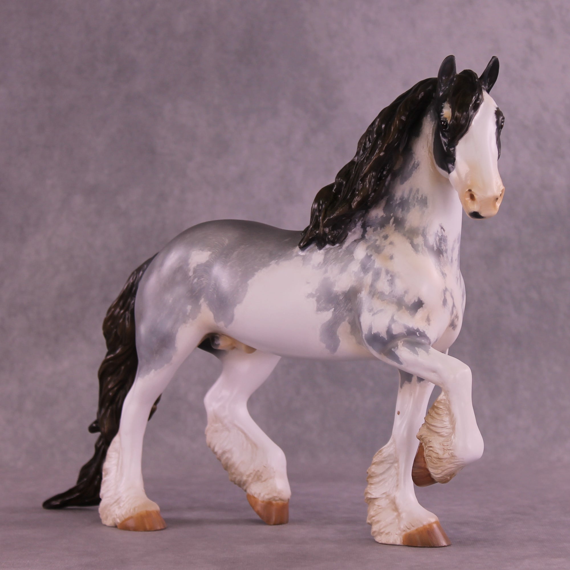 Dunshire OOAK EFCM Trotting Drafter by Kristen Cermele GS1225