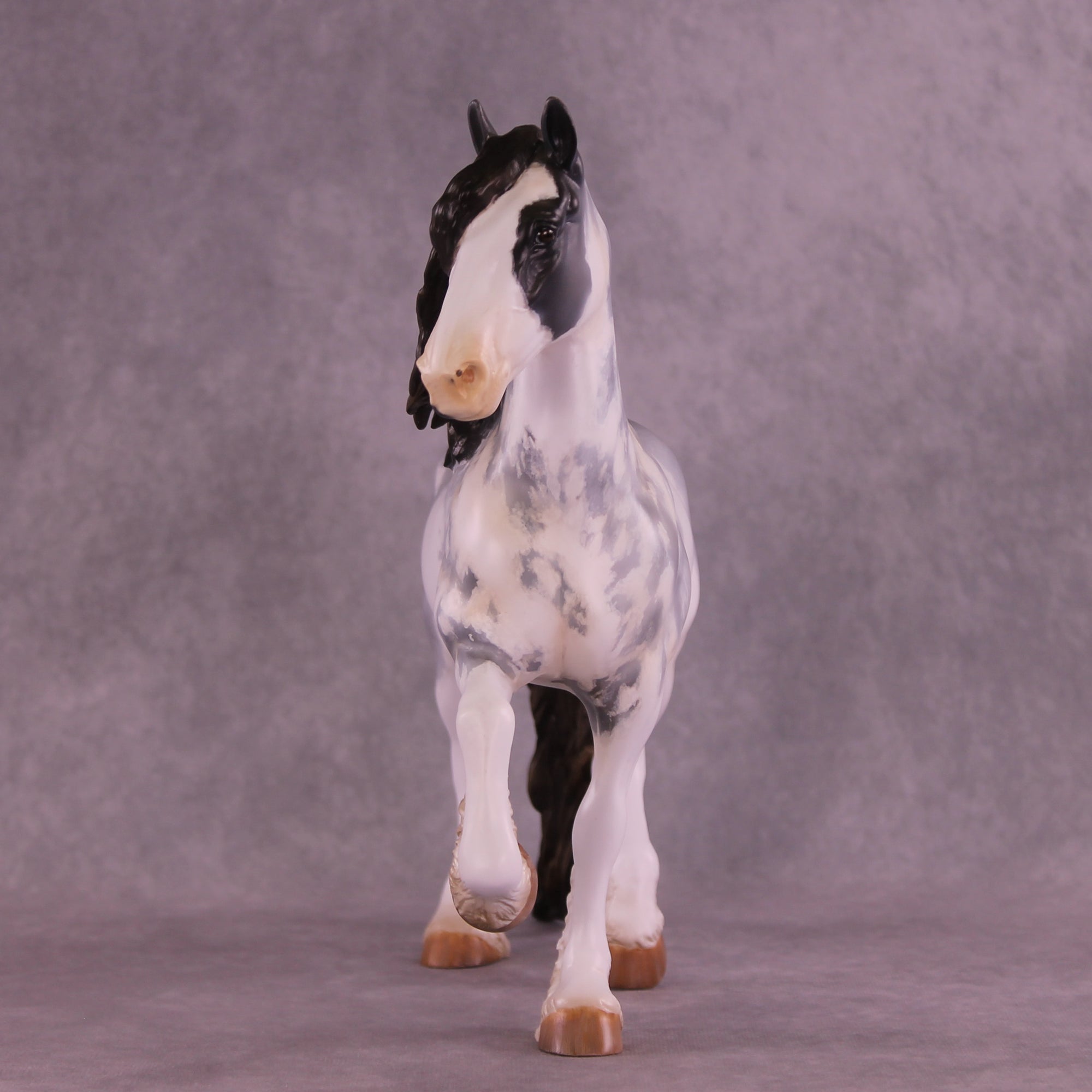 Dunshire OOAK EFCM Trotting Drafter by Kristen Cermele GS1225