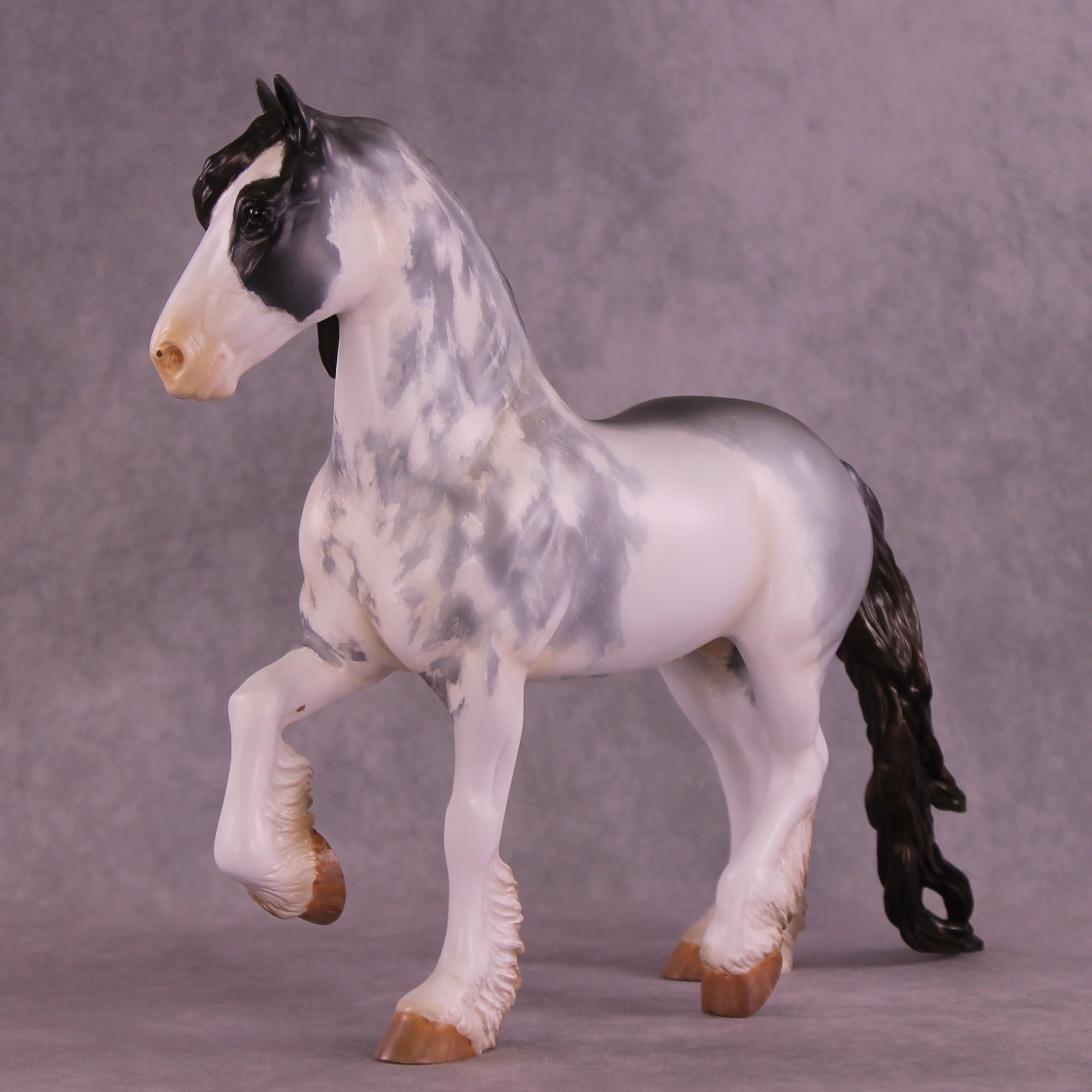 Dunshire OOAK EFCM Trotting Drafter by Kristen Cermele GS1225