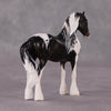 Stable Beauty OOAK Custom Draft Chip Mare in Black Tobiano Vanner Design Painted and Customized By Tiffany Purdy HS24 Best Offer