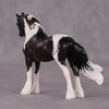 Stable Beauty OOAK Custom Draft Chip Mare in Black Tobiano Vanner Design Painted and Customized By Tiffany Purdy HS24 Best Offer