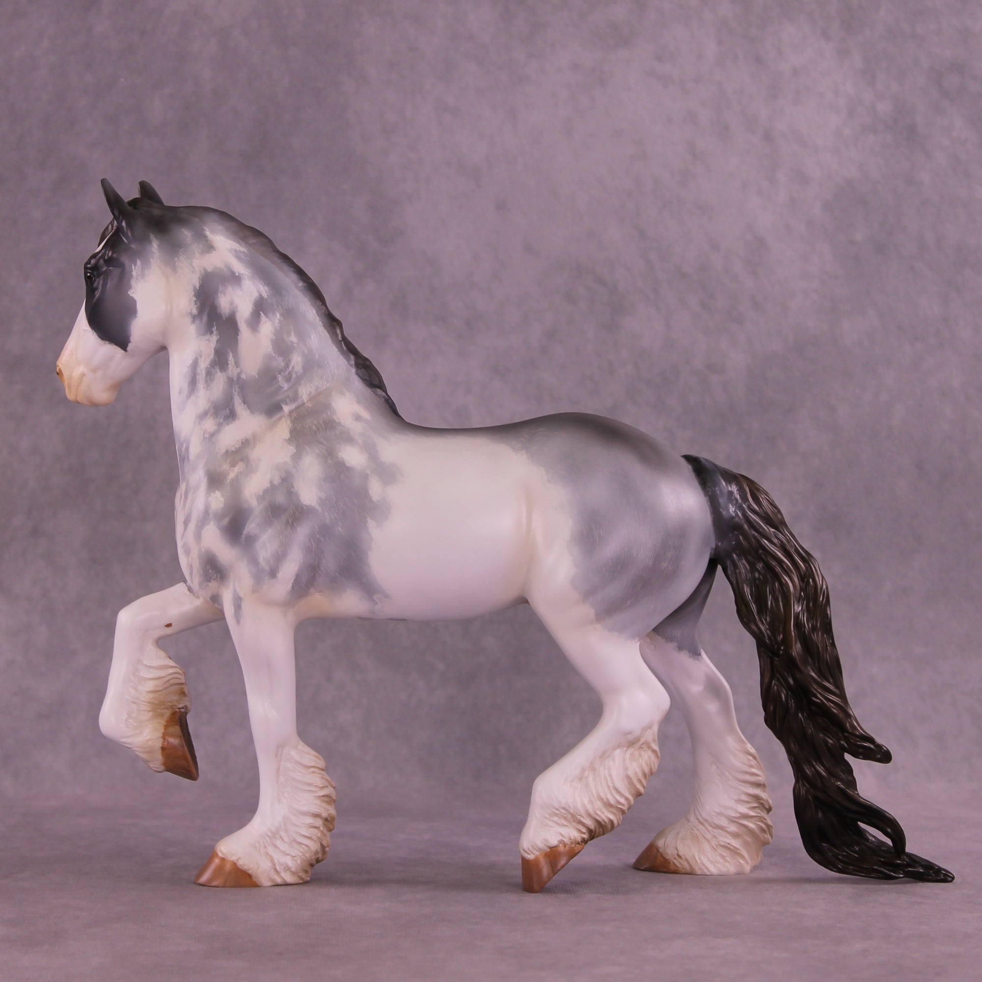 Dunshire OOAK EFCM Trotting Drafter by Kristen Cermele GS1225
