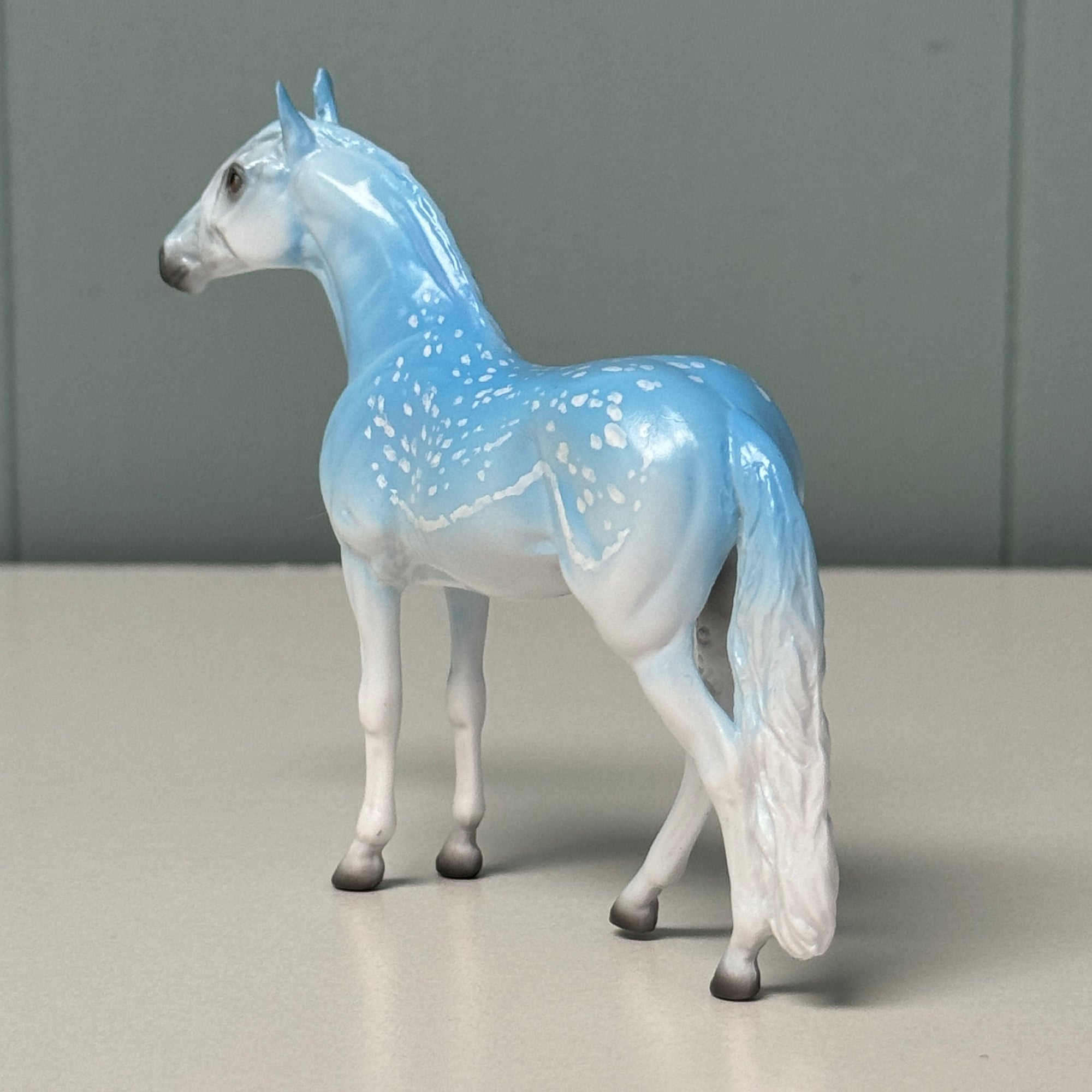 Reflection OOAK Deco Fallow Deer Andalusian Chip By Jess Hamill EQ24