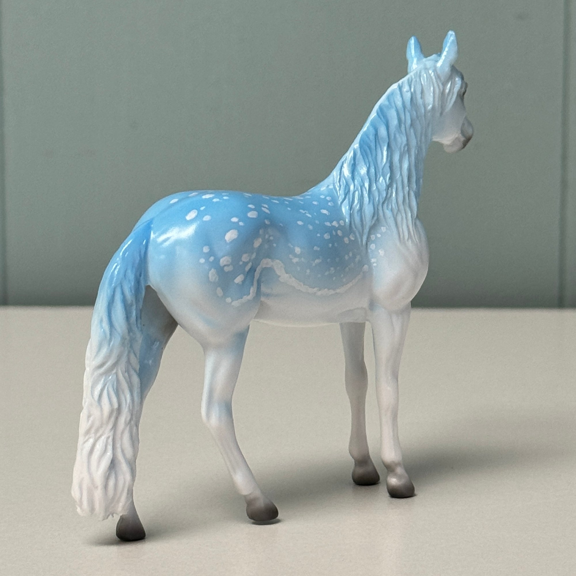 Reflection OOAK Deco Fallow Deer Andalusian Chip By Jess Hamill EQ24