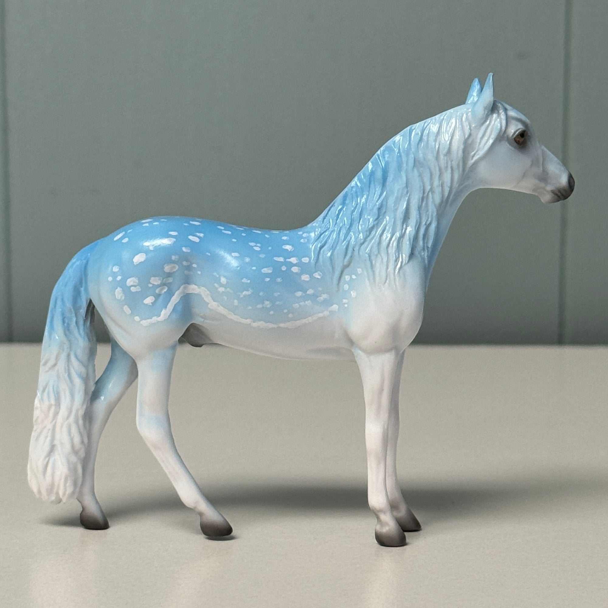 Reflection OOAK Deco Fallow Deer Andalusian Chip By Jess Hamill EQ24