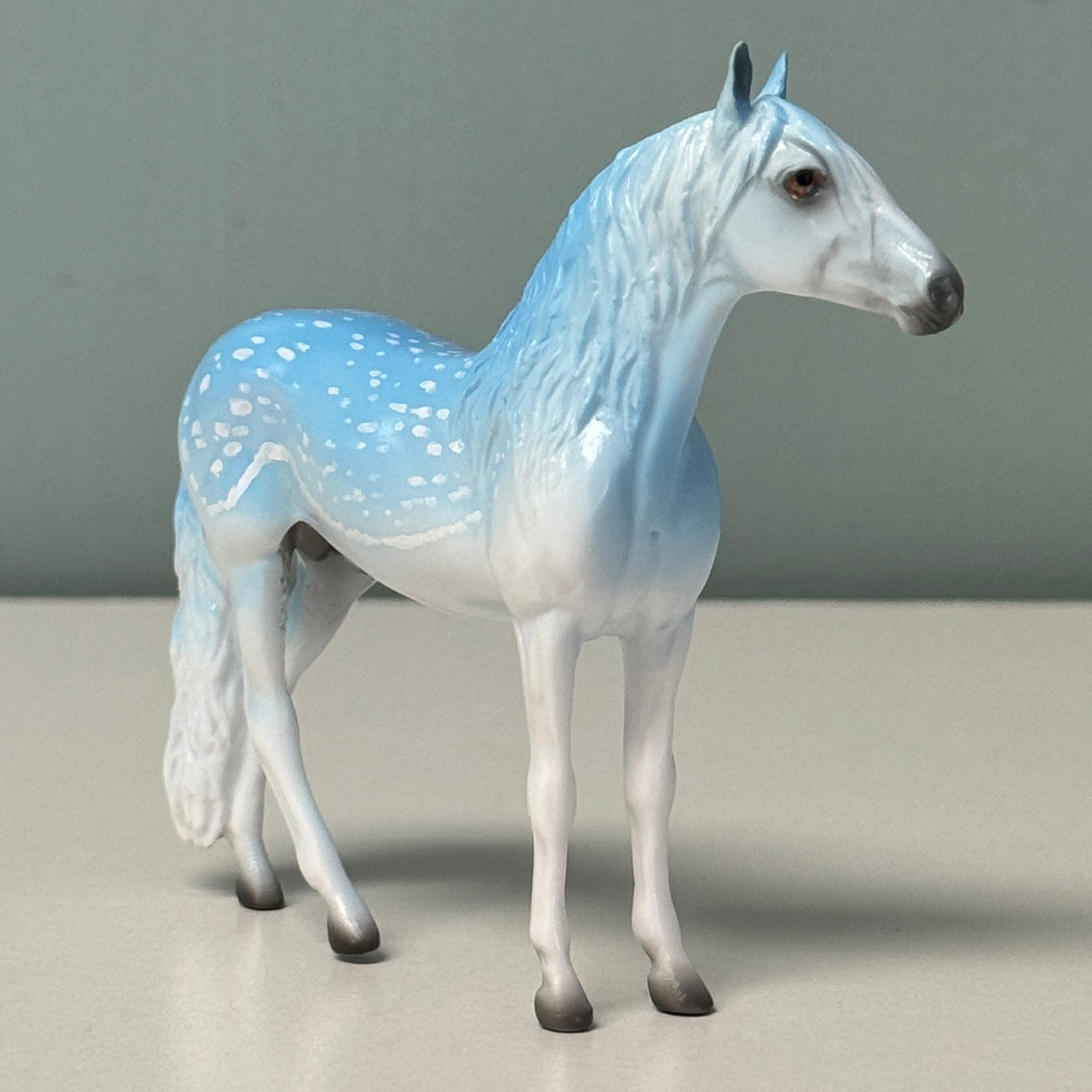 Reflection OOAK Deco Fallow Deer Andalusian Chip By Jess Hamill EQ24