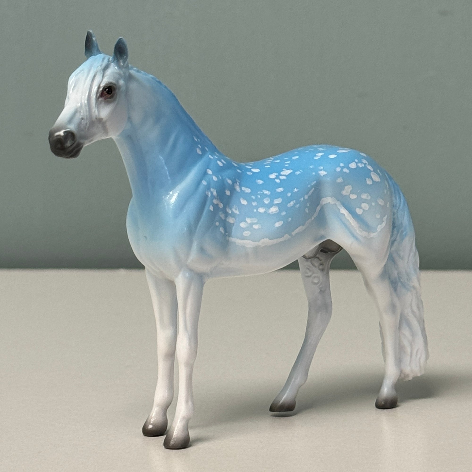 Reflection OOAK Deco Fallow Deer Andalusian Chip By Jess Hamill EQ24