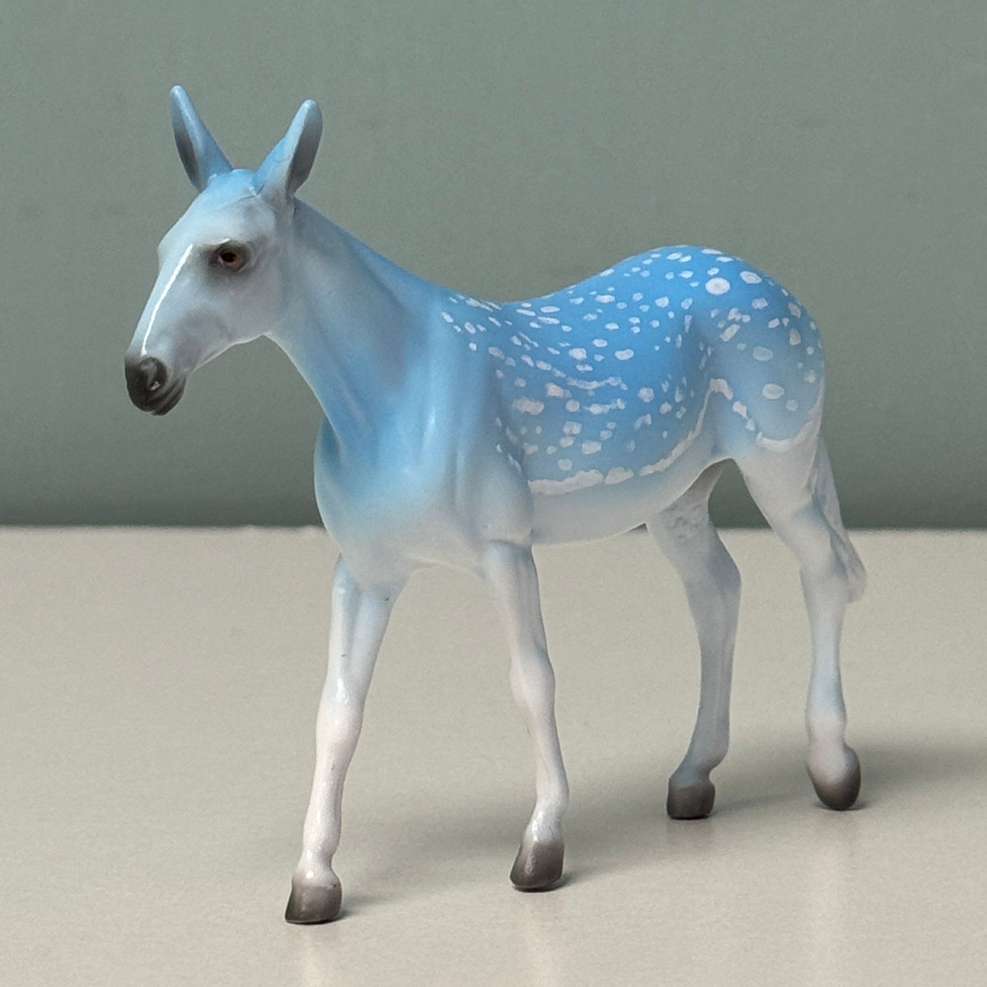 Ditto OOAK Deco Fallow Deer Mule Chip By Jess Hamill EQ24