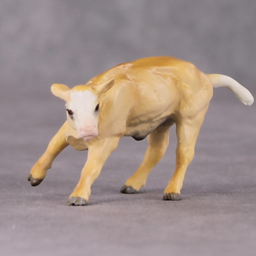 Chex My Mate &amp; Patty Set OOAK Custom Cutter Chip and Calf in Sooty Palomino Painted and Customized By Tiffany Purdy HS24 Best Offer