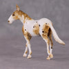 Ocarina OOAK Chestnut Leopard Appy Mule Chip By Andrea Thomason HS24 MHP Auction Piece