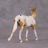 Ocarina OOAK Chestnut Leopard Appy Mule Chip By Andrea Thomason HS24 MHP Auction Piece