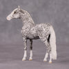 Cavalier OOAK Dappled Grey Andalusian Chip By Andrea Thomason HS24 MHP Auction Piece