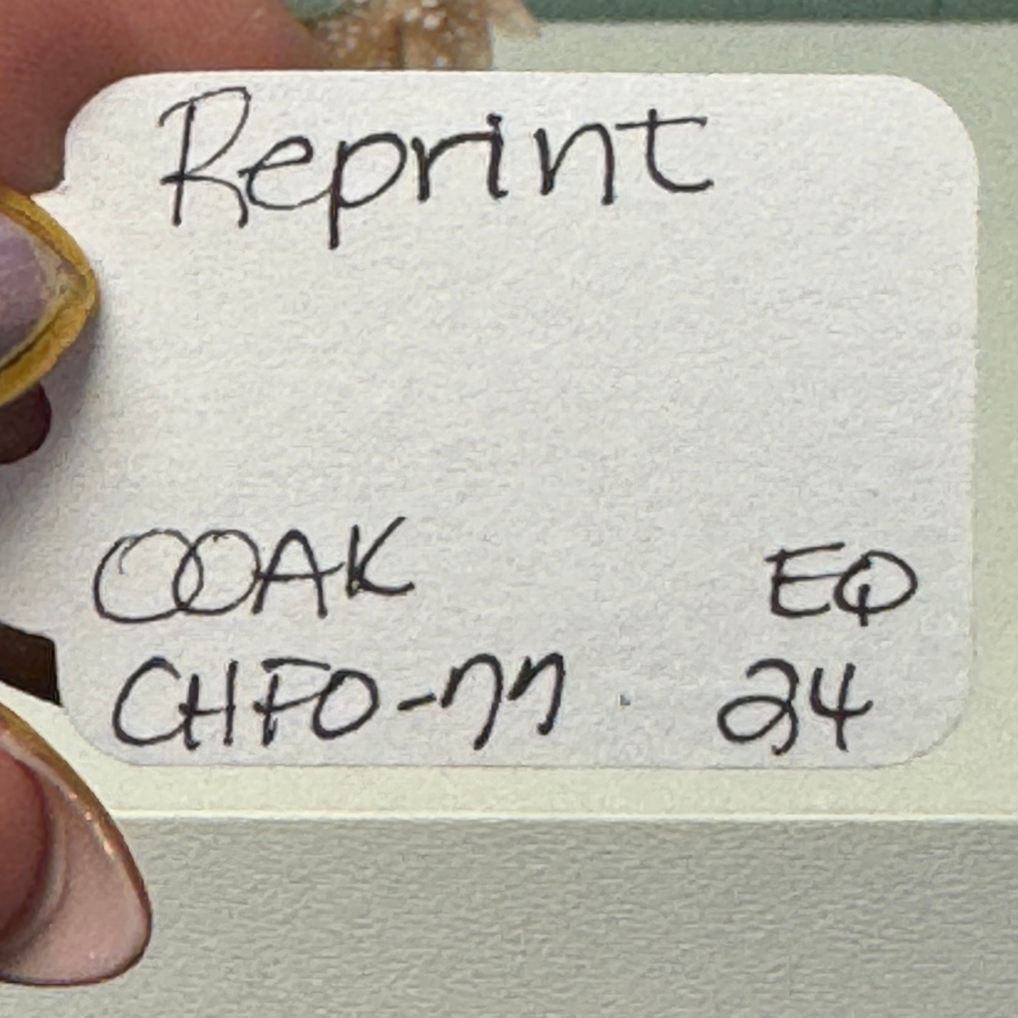 Reprint OOAK Deco Fallow Deer Foal Chip By Jess Hamill EQ24