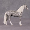 Cavalier OOAK Dappled Grey Andalusian Chip By Andrea Thomason HS24 MHP Auction Piece