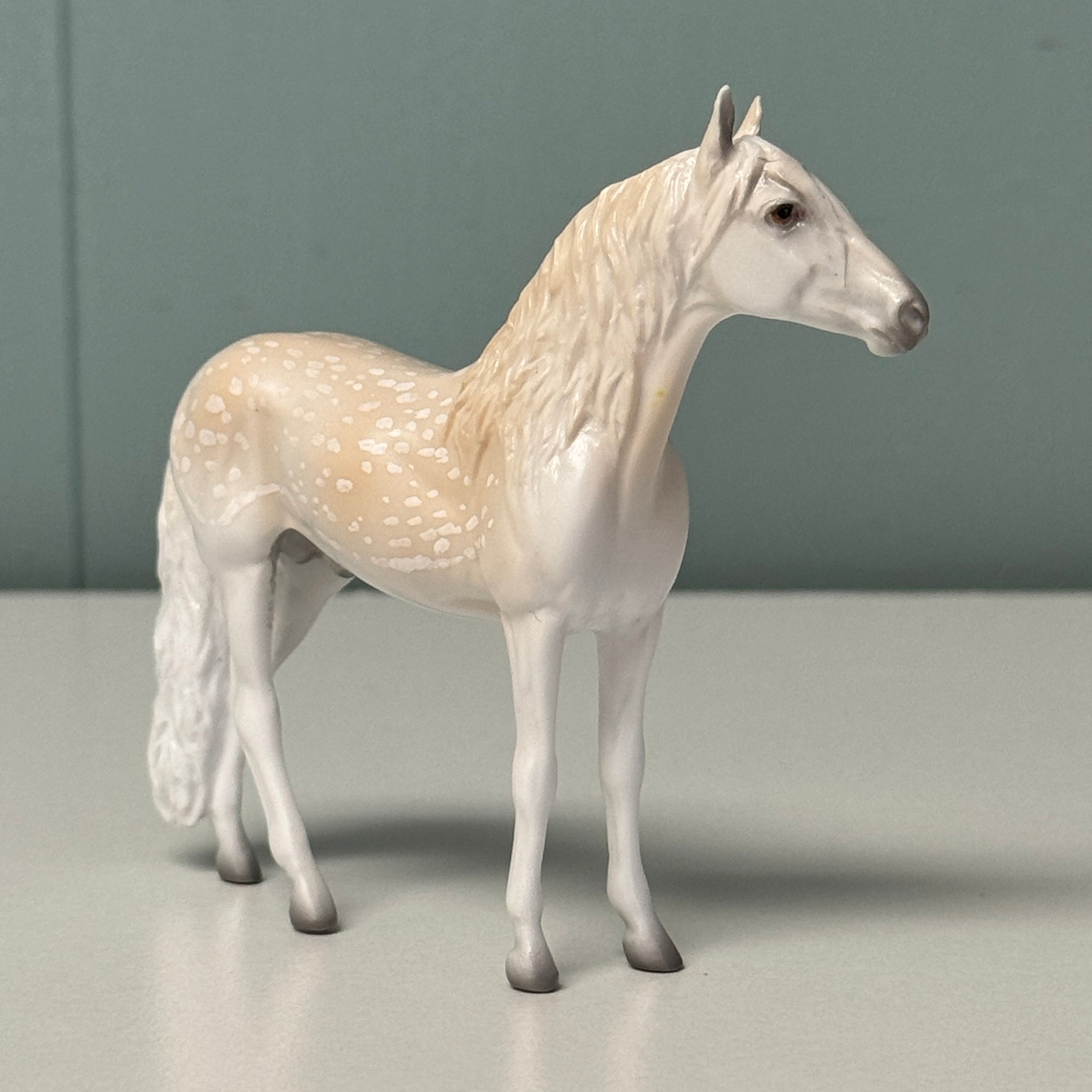 Parallel OOAK Deco Fallow Deer Andalusian Chip By Jess Hamill EQ24