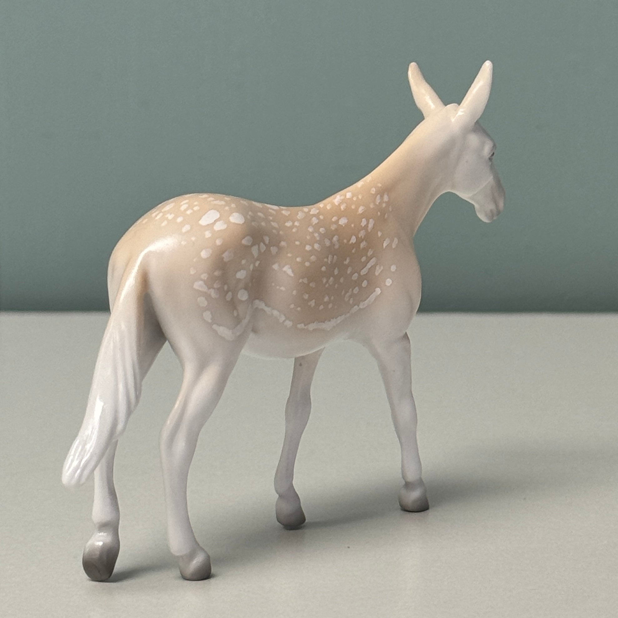 Carbon Copy OOAK Deco Fallow Deer Mule Chip By Jess Hamill EQ24