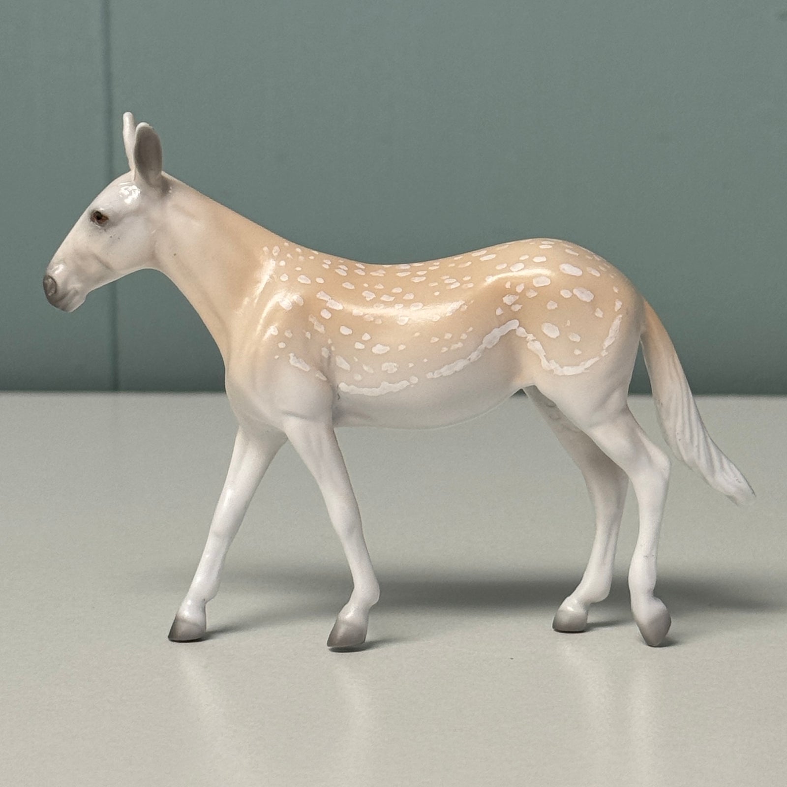 Carbon Copy OOAK Deco Fallow Deer Mule Chip By Jess Hamill EQ24