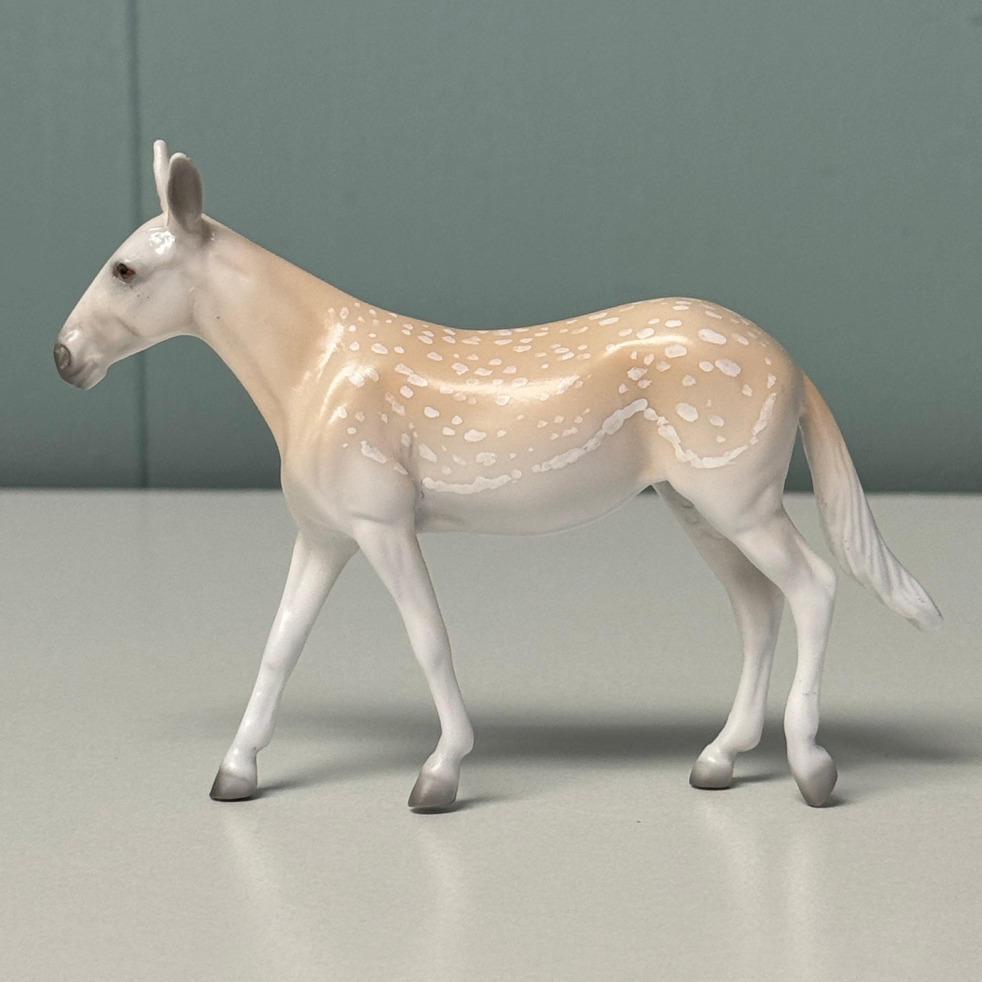 Carbon Copy OOAK Deco Fallow Deer Mule Chip By Jess Hamill EQ24