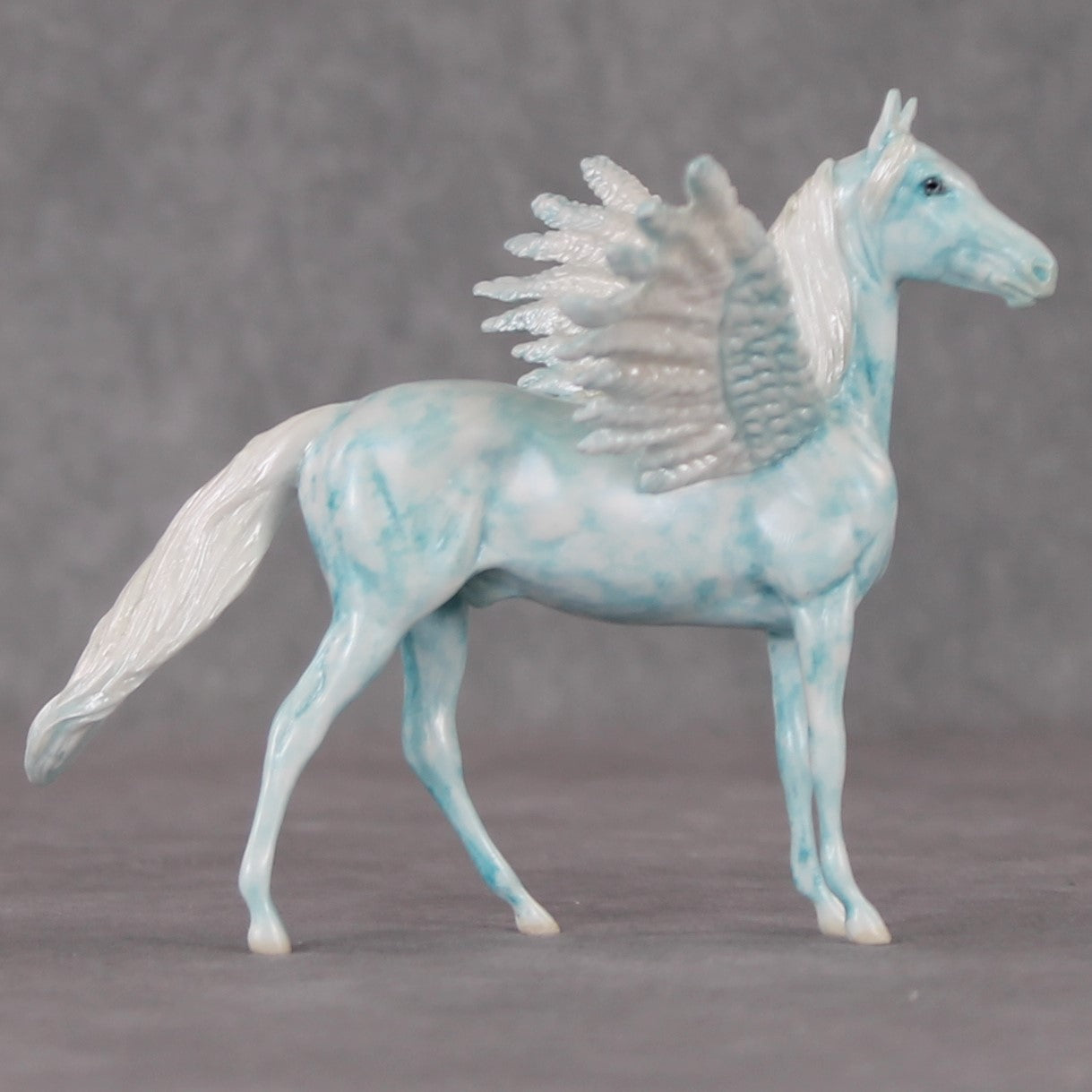 Sea Breeze OOAK Blue Pegasus Decorator Morgan Chip By Andrea Thomason HS24