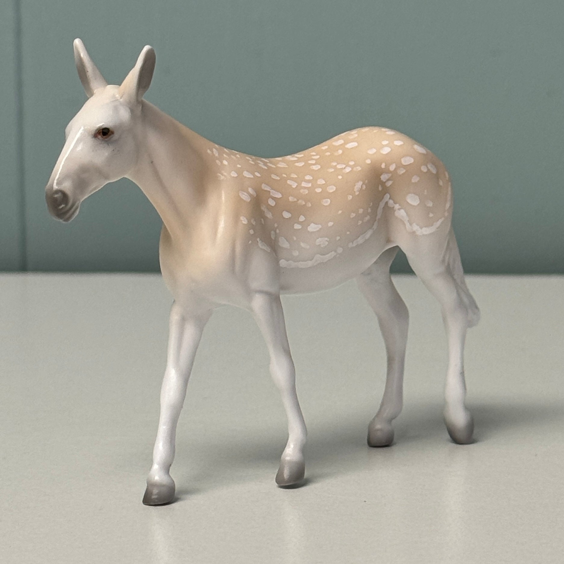 Carbon Copy OOAK Deco Fallow Deer Mule Chip By Jess Hamill EQ24