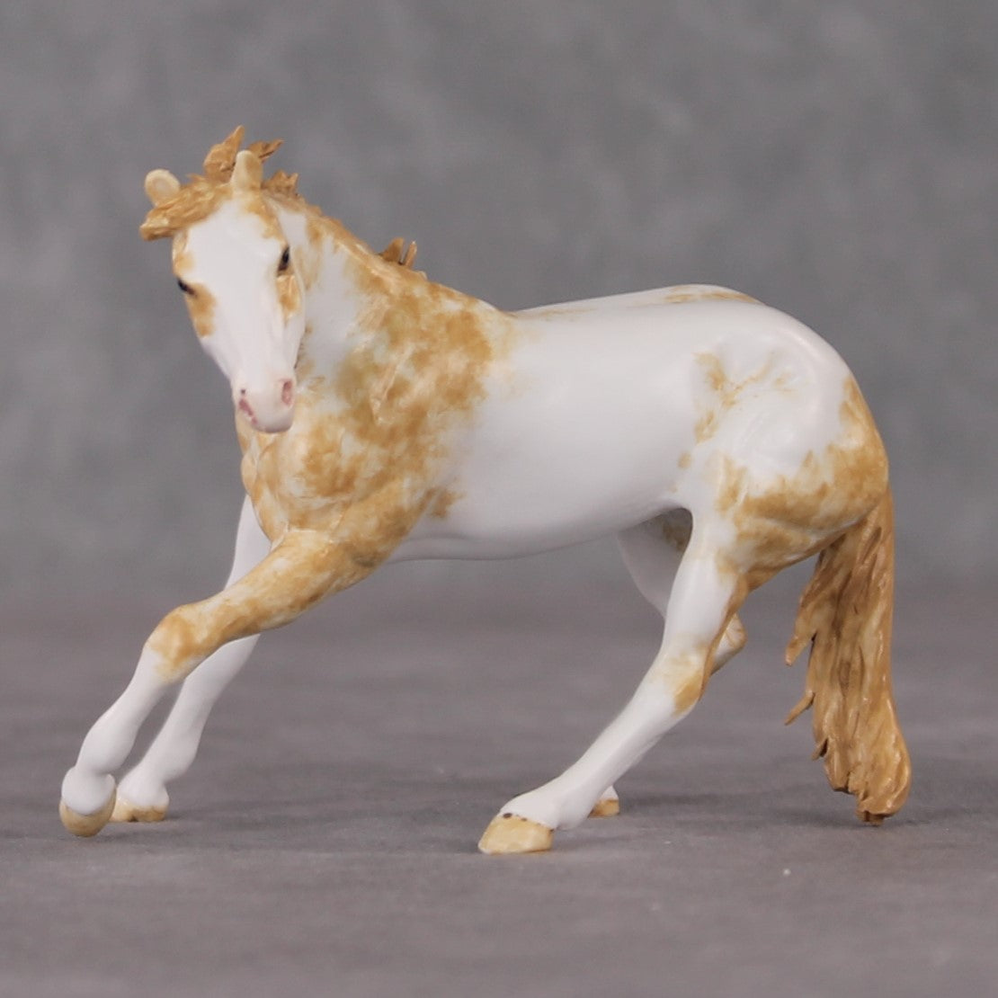 Lace OOAK Light Chestnut Pinto Cutter Chip By Andrea Thomason HS24