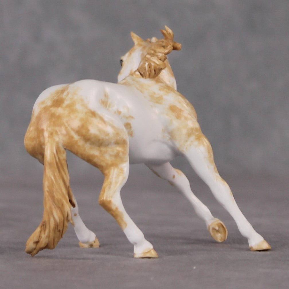 Lace OOAK Light Chestnut Pinto Cutter Chip By Andrea Thomason HS24