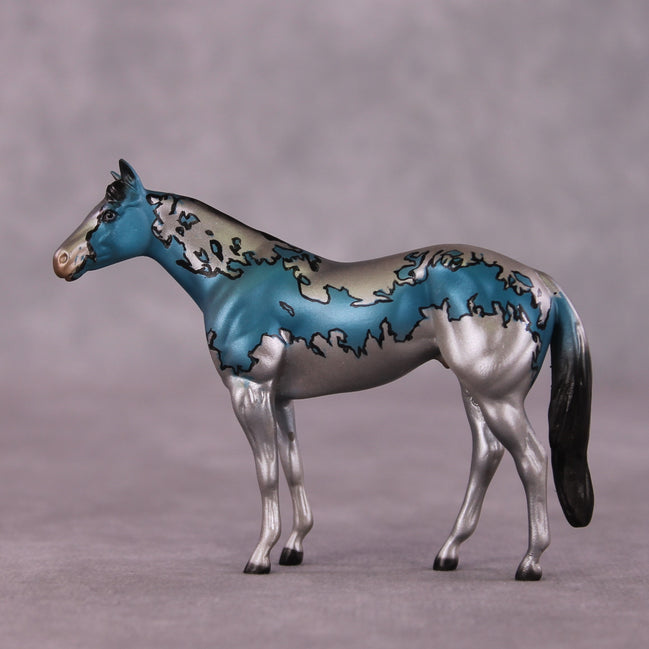 "Choropleth" OOAK Stock Chip by Dawn Quick SHCF25