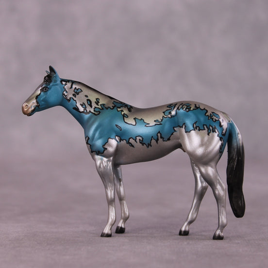 "Choropleth" OOAK Stock Chip by Dawn Quick SHCF25